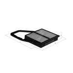 Mahle Air Filter Insert (LX1689) For Honda