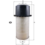 Mahle Air Filter Insert (LX18)