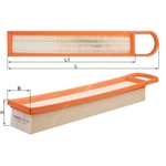 Mahle Air Filter Insert (LX1969)