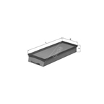 Mahle Air Filter Insert (LX2038)