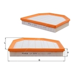 Mahle Air Filter Insert (LX2075) For BMW