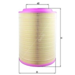 Mahle Air Filter Insert (LX2082) For Iveco