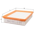 Mahle Air Filter Insert (LX2085) For Renault
