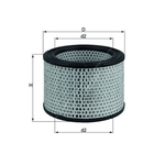 Mahle Air Filter Insert (LX248)