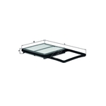 Mahle Air Filter Insert (LX2678) For Toyota