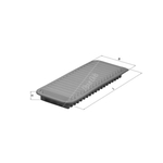 Mahle Air Filter Insert (LX2751)