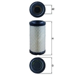 Mahle Air Filter Insert (LX2908)