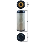 Mahle Air Filter Insert (LX3008)