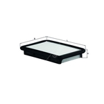 Mahle Air Filter Insert (LX3028) For Suzuki