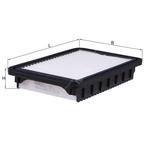 Mahle Air Filter Insert (LX3271)