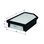 Mahle Air Filter Insert (LX3300)