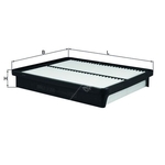 Mahle Air Filter Insert (LX3540)