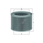 Mahle Air Filter Insert (LX486)