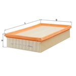 Mahle Air Filter Insert (LX526) For Mercedes