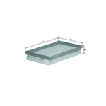 Mahle Air Filter Insert (LX532)