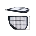 Mahle Air Filter Insert (LX5858) Fits: Suzuki