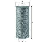 Mahle Air Filter Insert (LX610) For Iveco