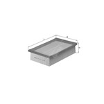 Mahle Air Filter Insert (LX618)