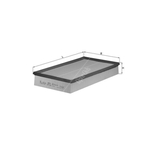 Mahle Air Filter Insert (LX637) For Volvo