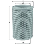 Mahle Air Filter Insert (LX660) For Renault