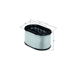 Mahle Air Filter Insert (LX669) For Mitsubishi