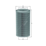 Mahle Air Filter Insert (LX852)
