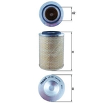 Mahle Air Filter Insert (LX99)