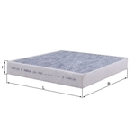 Mahle Cabin Filter - Carbon Activated (LAK1956)