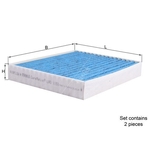 Mahle Cabin Filter - CareMetix (LAO1151/S) Fits: Mercedes