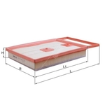 Mahle Air Filter Insert (LX4136)