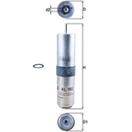 Mahle Car Diesel Fuel Filter - KL983D