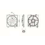 Mahle Engine Cooling Fan (CFF658000S) Fits: Nissan