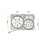 Mahle Engine Cooling Fan (CFF662000S) Fits: VW