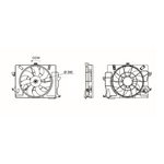 Mahle Engine Cooling Fan (CFF663000S) Fits: Hyundai