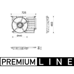 Mahle Engine Cooling Fan (CFF677000P) Fits: Mini