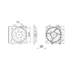 Mahle Engine Cooling Fan (CFF706000P) Fits: Volvo