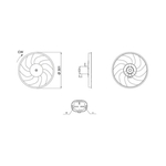 Mahle Engine Cooling Fan (CFF709000S) Fits: Renault