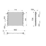 Mahle Fan Wheel (CFW98000P) Fits: Iveco