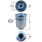 MAHLE Fuel Filter - KC 510 D (KC510D) - Fits Misubishi ASX, Outlander