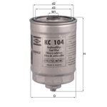 Mahle Fuel Filter KC104 (Volvo Cars S60, V70,S80 Diesel Models)