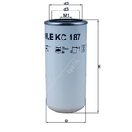 Mahle Fuel Filter KC187 (Iveco - Ford)