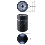 Mahle Fuel Filter KC24 (Volvo & others)