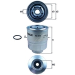 Mahle Fuel Filter KC256D (Honda Accord, Civiv)