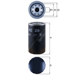 Mahle Fuel Filter KC28 (Caterpillar & others)