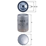 Mahle Fuel Filter KC6 (KHD & others)