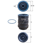Mahle Fuel Filter (KC634D) Spin On