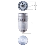 Mahle Fuel Filter KC69 (Audi)