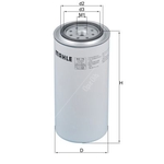 Mahle Fuel Filter KC75 (Volvo (Heavy Duty))