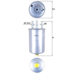 Mahle Fuel Filter KL511 (Ford Transit Connect)