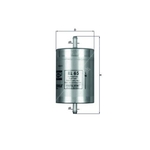 Mahle Fuel Filter KL65 (Mercedes Benz)